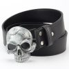Skull head leather belt | ShopDecimals
