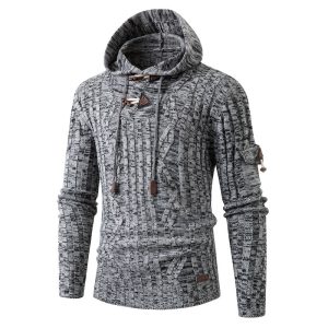 Horn Button Slim Fit Men's Sweater | ShopDecimals