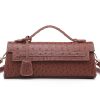 Cute Ostrich Grain Cross-body Shoulder Bag | ShopDecimals
