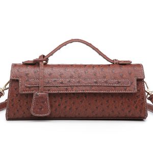 Cute Ostrich Grain Cross-body Shoulder Bag | ShopDecimals