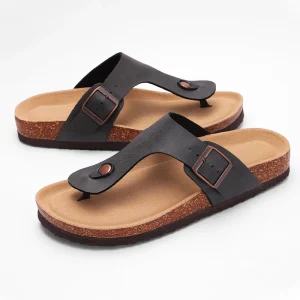 Fashion and Comfort Design Cork Flip Flops Women Classic Footbed Slippers | ShopDecimals