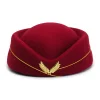Air Hostesses Hat Stewardess Hat Beret Hat Women Formal Uniform Beret | ShopDecimals