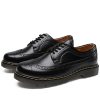 Genuine Leather 5-hole Brogue Men's And Women's Round Head Couple's Lace-up Shoes | ShopDecimals