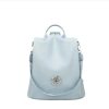 Haze Blue Fashion Leisure Ladies Backpack Large Capacity Bag | ShopDecimals