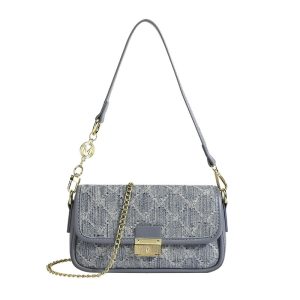 Women's Fashion Denim Underarm Bag Shoulder Chain Messenger Bag | ShopDecimals