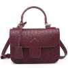 Ostrich Pattern Magnetic Buckle Shoulder Bag | ShopDecimals