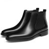 British Square Head Carved Ankle Boots | ShopDecimals