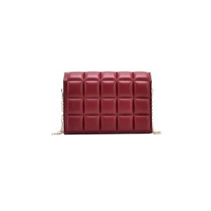 Square Soft Leather Woven One-shoulder Messenger Bag | ShopDecimals