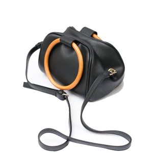 Fashionable Wooden Ring Hand-Held Make-Up Retro Women's Bag | ShopDecimals
