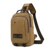 Canvas Chest Bag Men's Messenger Bag Outdoor Leisure | ShopDecimals