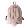 Backpack Plush Bunny Ears Backpack Super Cute Soft Girl | ShopDecimals