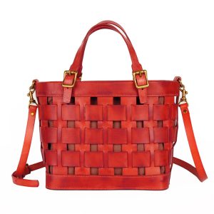 Hollow Leather Shoulder Bag |  ShopDecimals