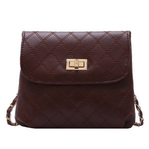 Lingge Chain Retro Messenger Bag Shoulder Bag | ShopDecimals
