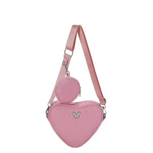 Women's Embroidered Line Shoulder Bag Lightweight Waterproof Pu Soft Leather Storage Shopping Travel Small Backpack | Urbanaira