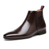 Men's Pointed Toe Simple High-top Boots | ShopDecimals