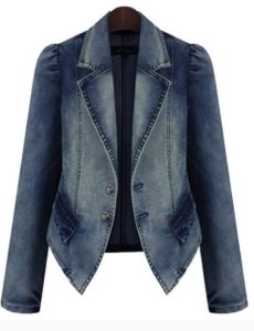 Plus Size Women's Denim Jacket Fat And Thin Long-sleeved Jacket Women | ShopDecimals