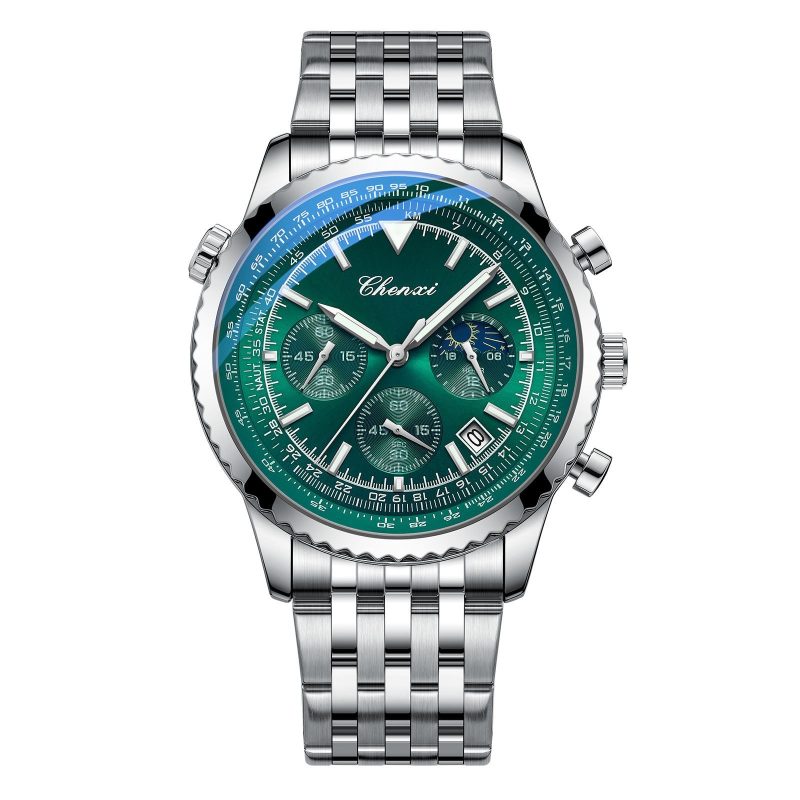 Men's Table Quartz Watch Luminous Waterproof Wristwatch | ShopDecimals
