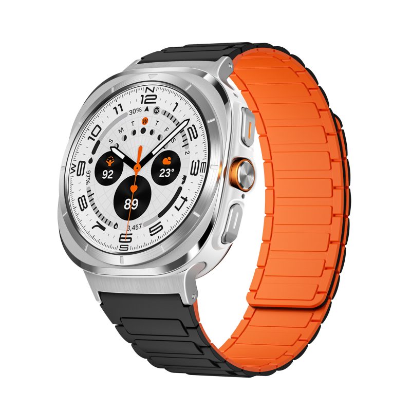 Silicone Magnetic Two-color Watch Strap Watch | ShopDecimals