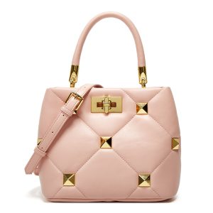 Rivet Texture Diamond Bucket Bag One Shoulder Cross-body | ShopDecimals