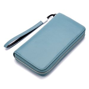 Leather Long Wallet Leather Wallet Men Clutch Bag Zipper Clutch Bag | ShopDecimals