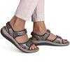 Casual Comfort Flat Fish Mouth Hollow Velcro Beach Sandals | ShopDecimals