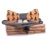 Christmas Gift Elk Design Wooden Bow Tie | ShopDecimals