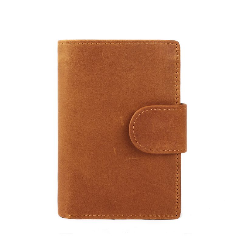 Leather Wallet For Man Retro Crazy Horse Leather Casual Short Wallet | ShopDecimals