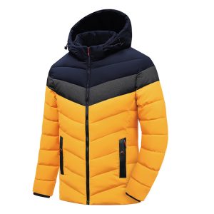 Men's Jacket Warm And Fashionable Color Matching | ShopDecimals