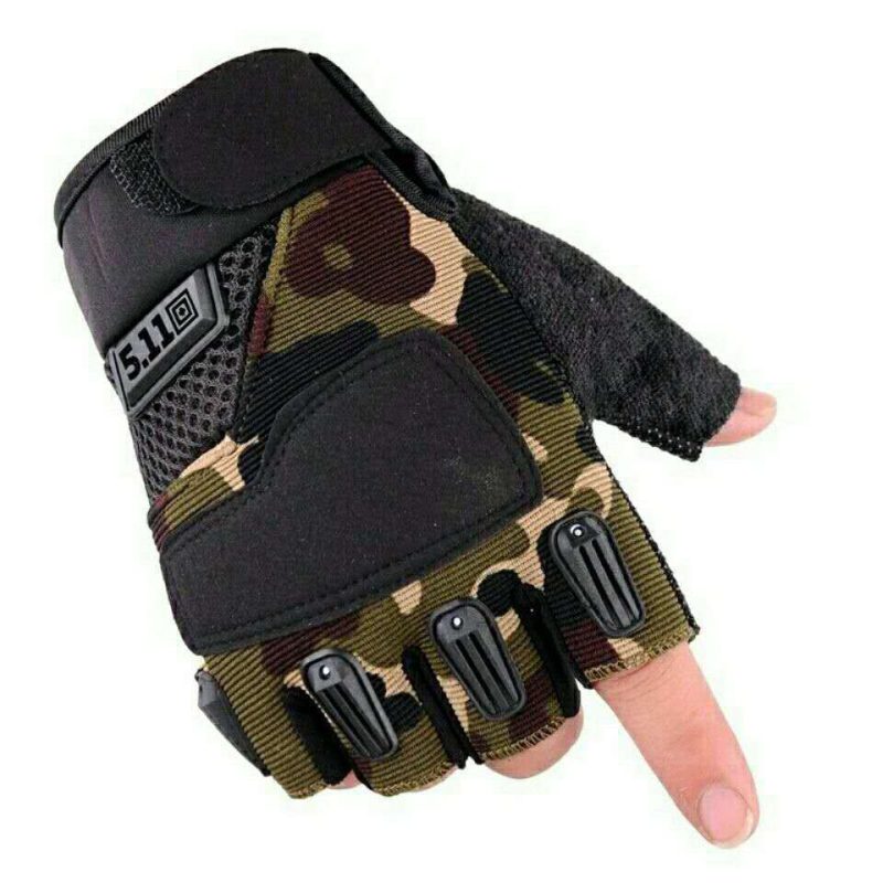 Outdoor Tactics Non-slip Half-finger Riding Gloves Men | ShopDecimals