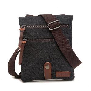 Men's Canvas Small Messenger Bag | ShopDecimals
