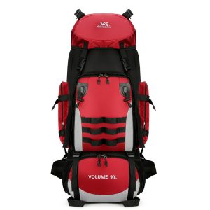 90L Large Capacity Outdoor Travel Backpack For Men, Waterproof And Durable Hiking Bag, Cotton Quilt, Luggage | ShopDecimals