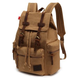 Men's And Women's Canvas Backpack 15.6 Inches Large Capacity Backpack | ShopDecimals