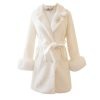 Small Fragrance Beaded Imitation Mink Woolen Coat | ShopDecimals
