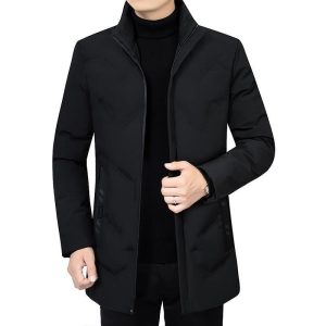 Casual Middle-aged Dad Men's Cotton Coat Men's Winter Jacket | ShopDecimals