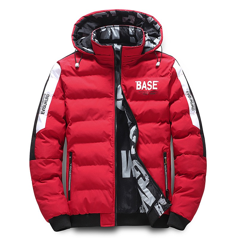 Winter Baumwolle wattierte Herren verdickte Mantel Jacke | ShopDecimals - Bild 4 von 5