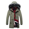 Men's Fur Collar Hooded Down Jacket | ShopDecimals