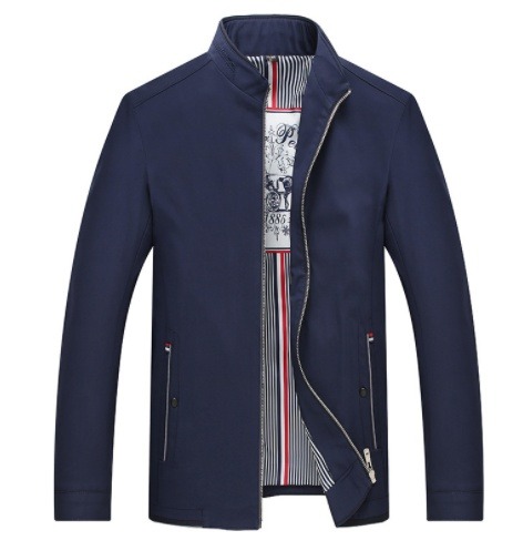 Business Casual Men's Stand Collar Jacket | ShopDecimals