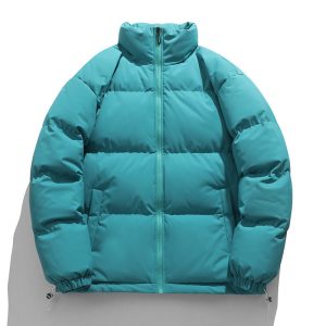 Men's Stand Collar Loose And Warm Down Coat | ShopDecimals