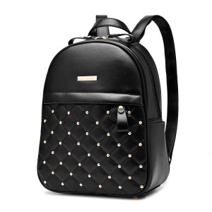 Female Bag Rivet Backpack European Fashion College | ShopDecimals