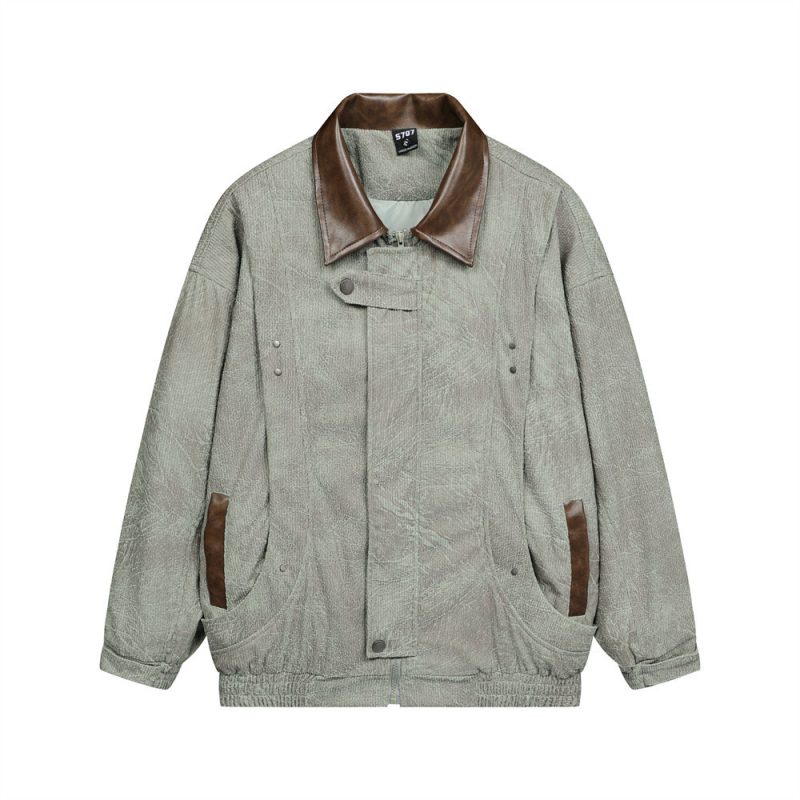 Tie-dyed Old Dark Pattern Baggy Coat | ShopDecimals