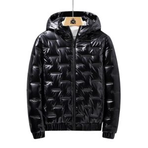 Men's Hooded Korean Version Slim Casual Down Jacket | ShopDecimals