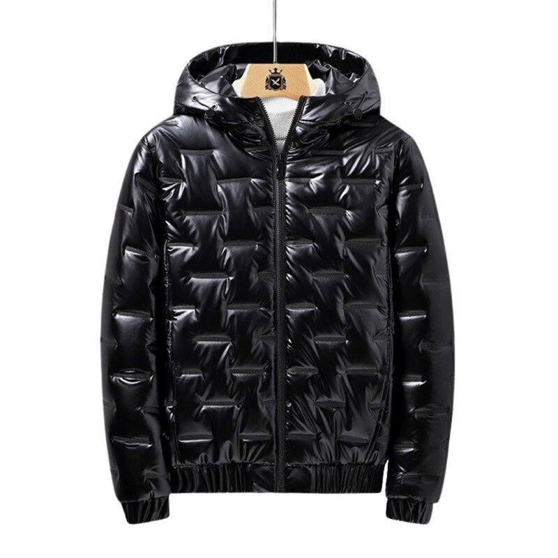 Men's Hooded Korean Version Slim Casual Down Jacket | ShopDecimals