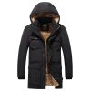Mid-length Men's Cotton-padded Jacket With Hood | ShopDecimals