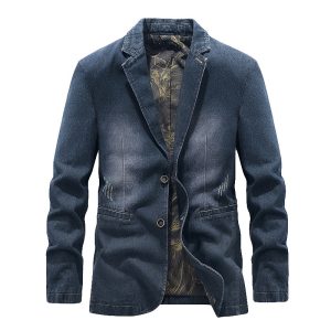 Spring And Autumn Denim Jacket Business Leisure | ShopDecimals