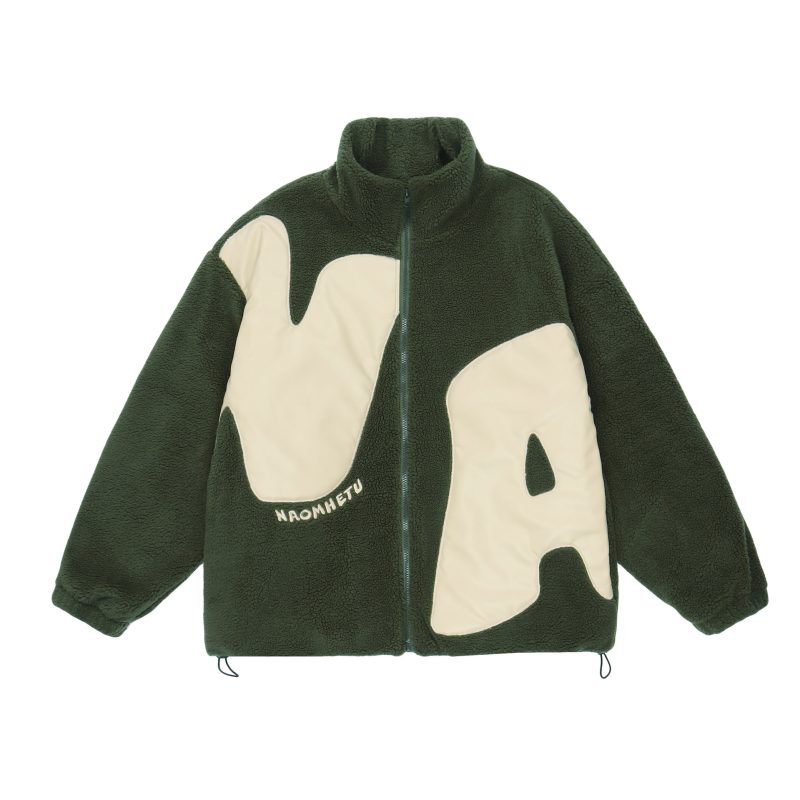 Winter Lambskin Cotton-padded Clothes Couple Loose And Warm Jacket | ShopDecimals