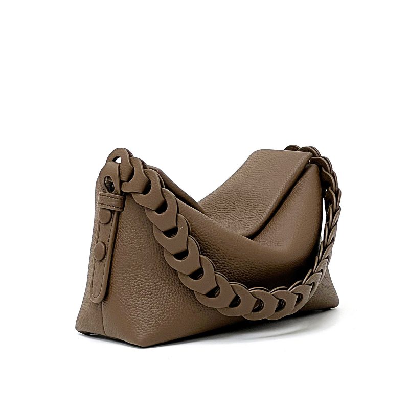 Female Niche Woven First Layer Cowhide Leather Single-shoulder Bag | ShopDecimals