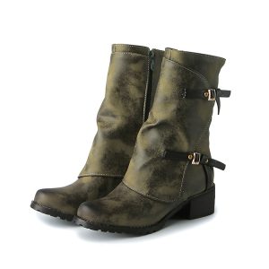 Explosive British Belt Buckle Boots | ShopDecimals