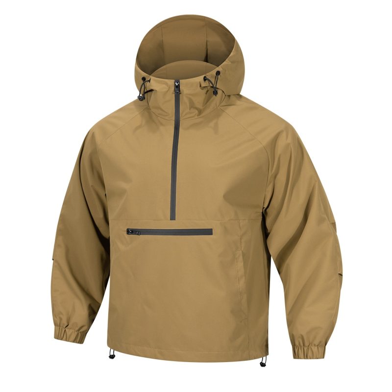 Men's Korean-style Loose Half-zip Hooded Sweater Jacket | ShopDecimals
