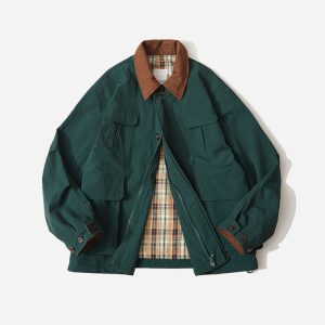 Men's And Women's Contrast Color Casual Jacket | ShopDecimals