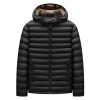 Men's Lightweight Down Cotton-padded Jacket Storage Rib Coat | ShopDecimals
